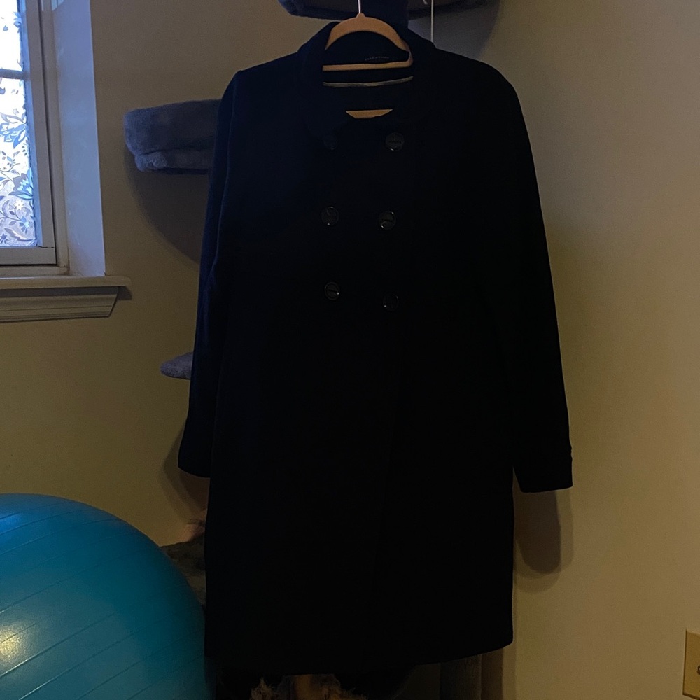 Zara Black Wool Coat